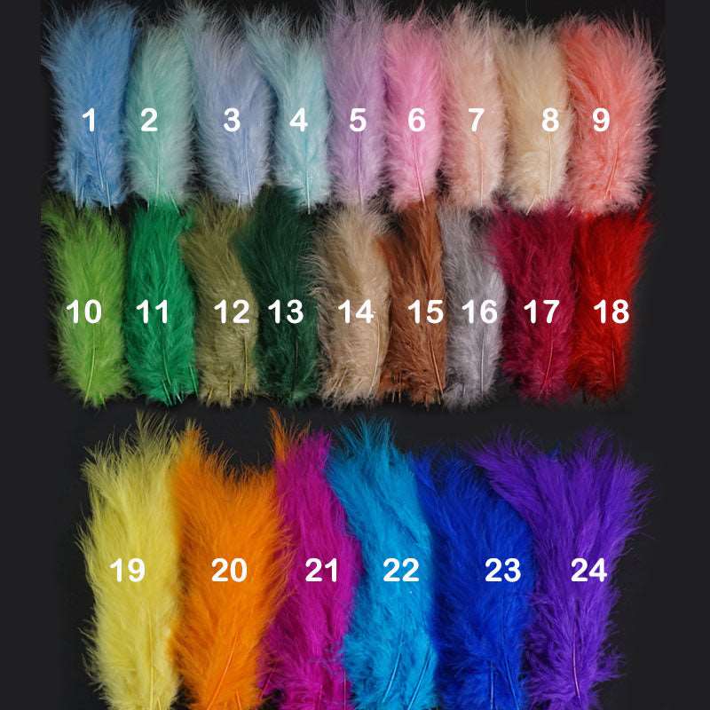 Colorful Feathers,300 Pieces Feather For Crafts Striking Feathers Natural Craft  Feathers Goose/turkey Feathers For Diy Dream Catchers Wedding Baby Sho