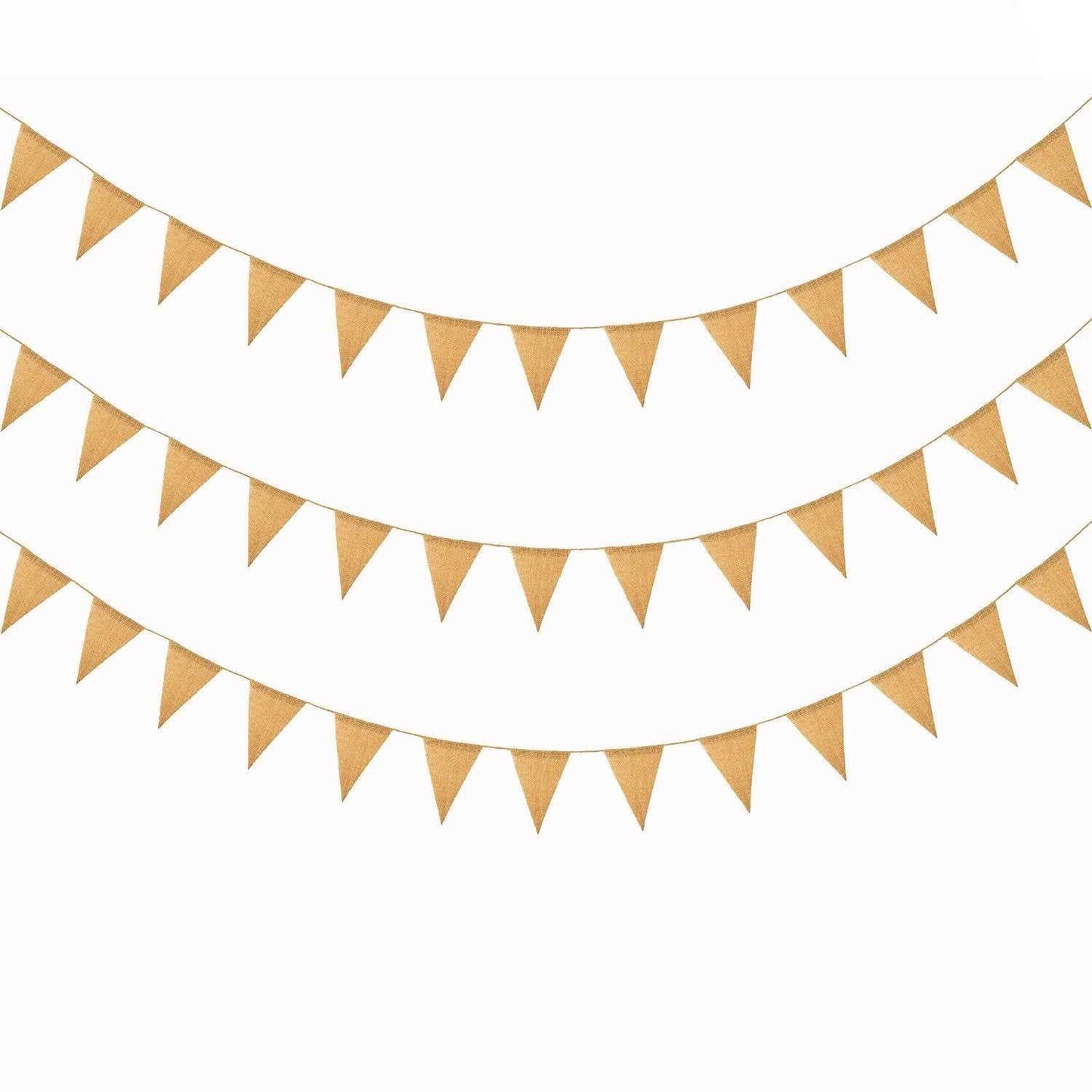 Burlap Banner Wall Pennant for festival decoration which-craft