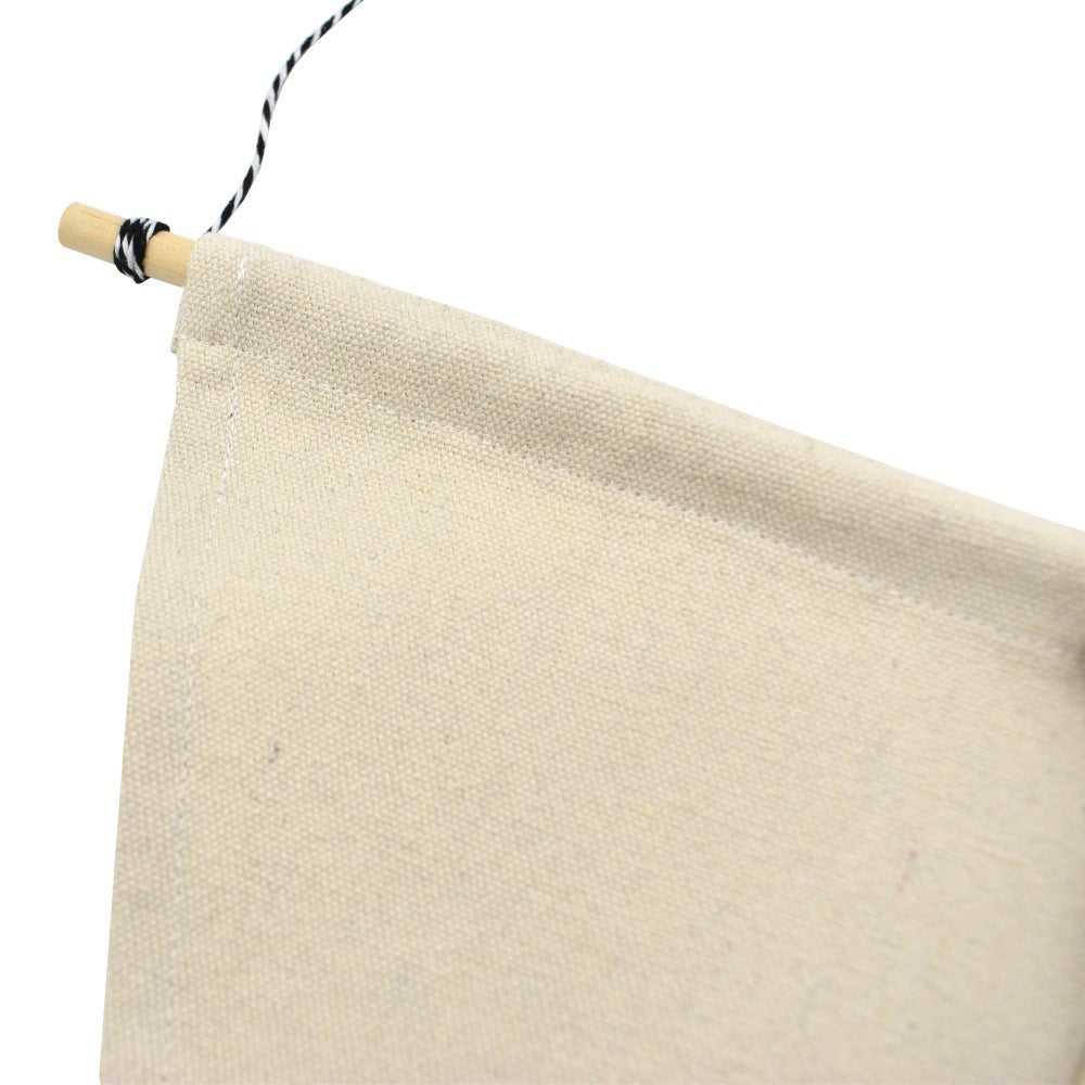 Canvas pennant canvas banner blank pennant flag for decoration which-craft