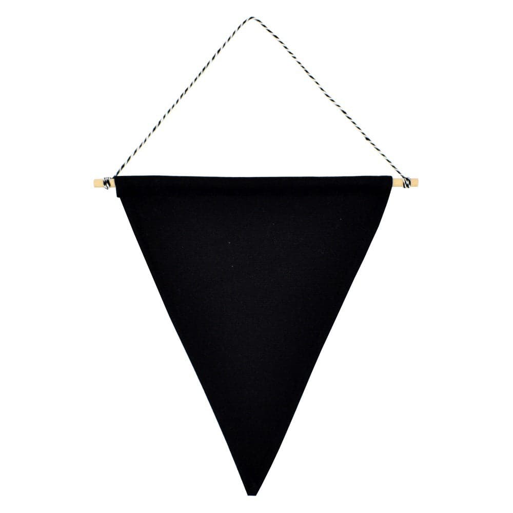 Canvas pennant canvas banner blank pennant flag for decoration