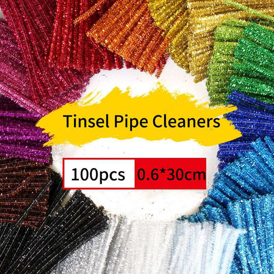 Chenille Pipe Cleaners Tinsel Pipe Cleaners glitter Chenille stem which-craft