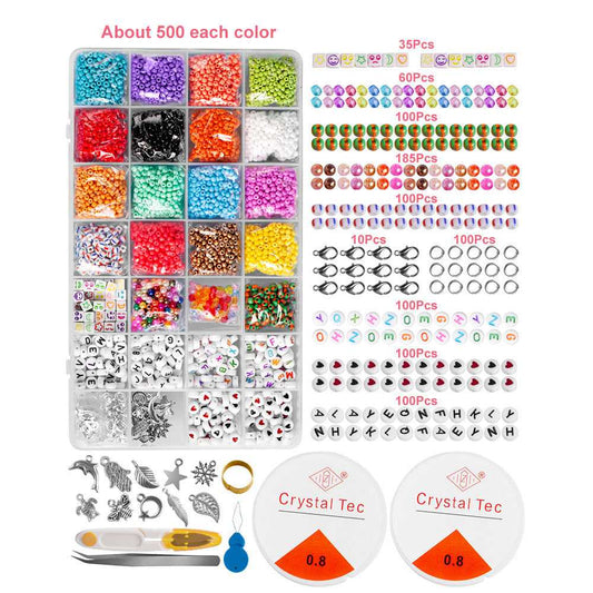 DIY Bracelet Making Kit for kids beads neacklace set which-craft