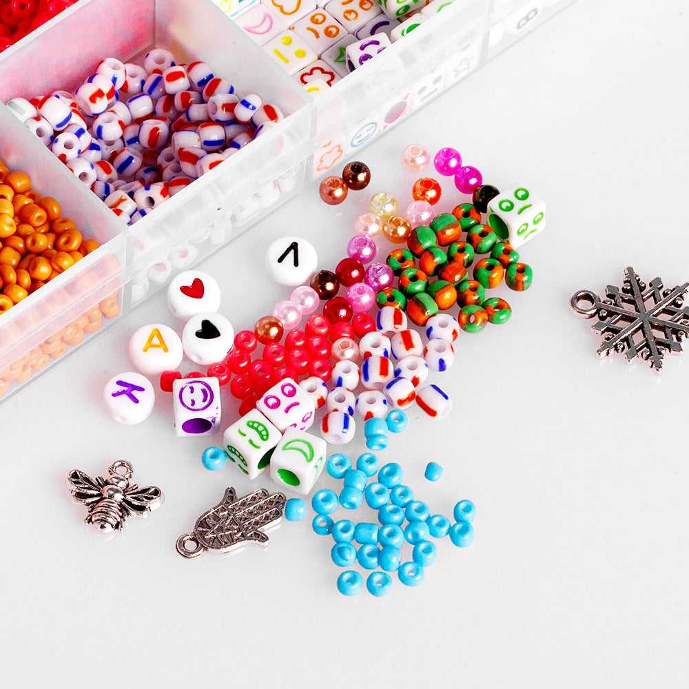 Beads Set Making Kids Bracelet, Making Bracelets Kits Kids