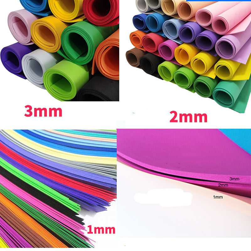 EVA foma sheets in 10 colors for Cosplay, Costumes, Crafts, DIY Projects,thickess is 1mm,2mm,3mm which-craft