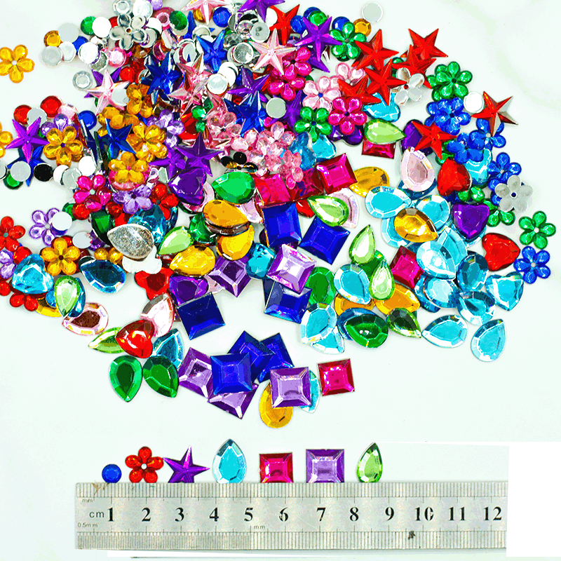 Gemstone Flatback Rhinestones Jewels for Crafting Embellishments Gems which-craft