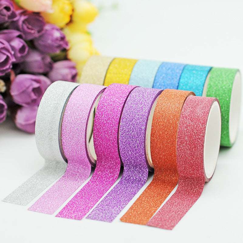 Glitter tape rolls Decorative Craft Tape 10 rolls which-craft