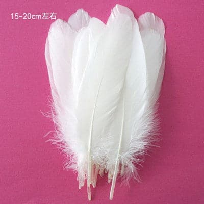 Goose feather for DIY art and craft 4-6inch 100pcs which-craft