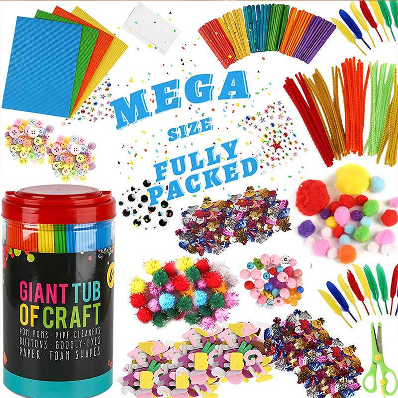 Kids DIY accessories kit for school projects which-craft