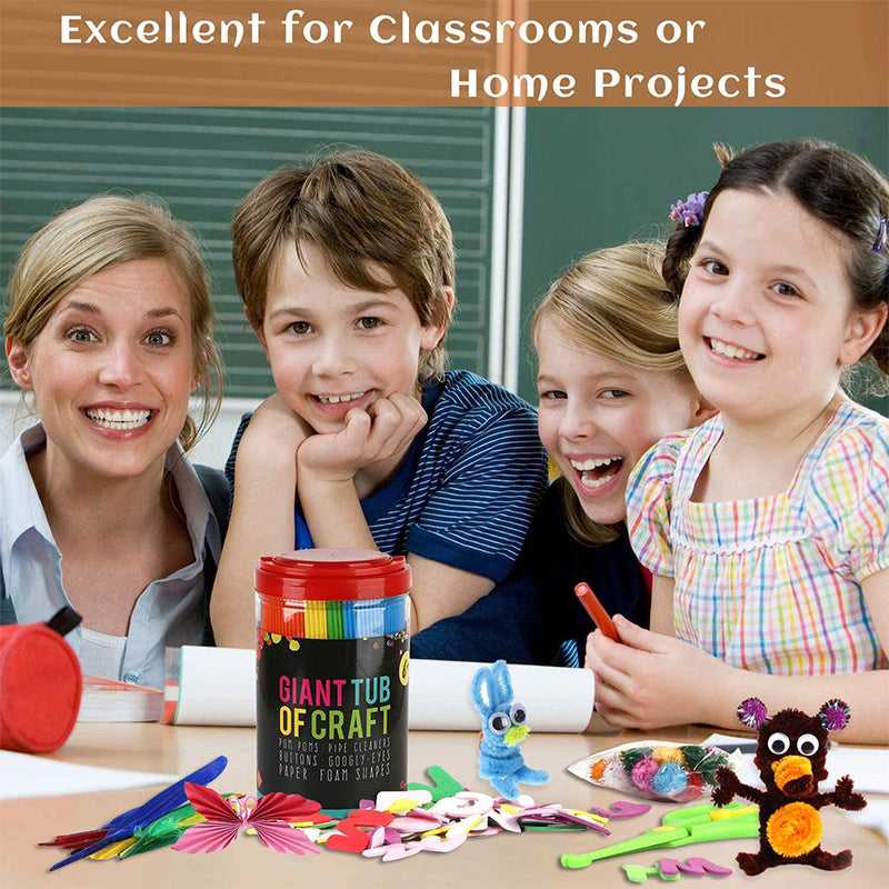 Kids DIY accessories kit for school projects which-craft