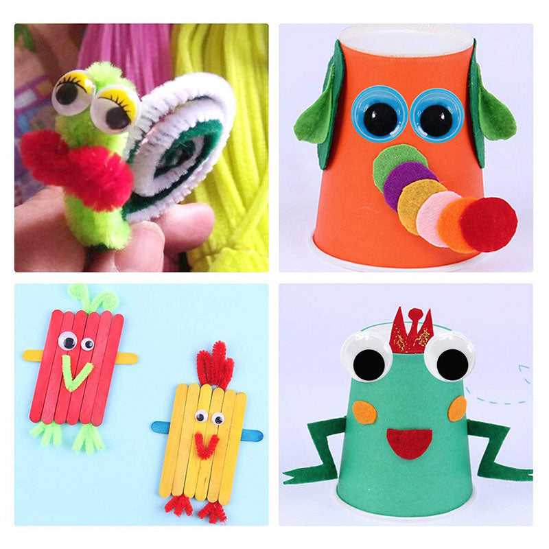 Self-adhesive Eyes Children, Craft Supplies Children