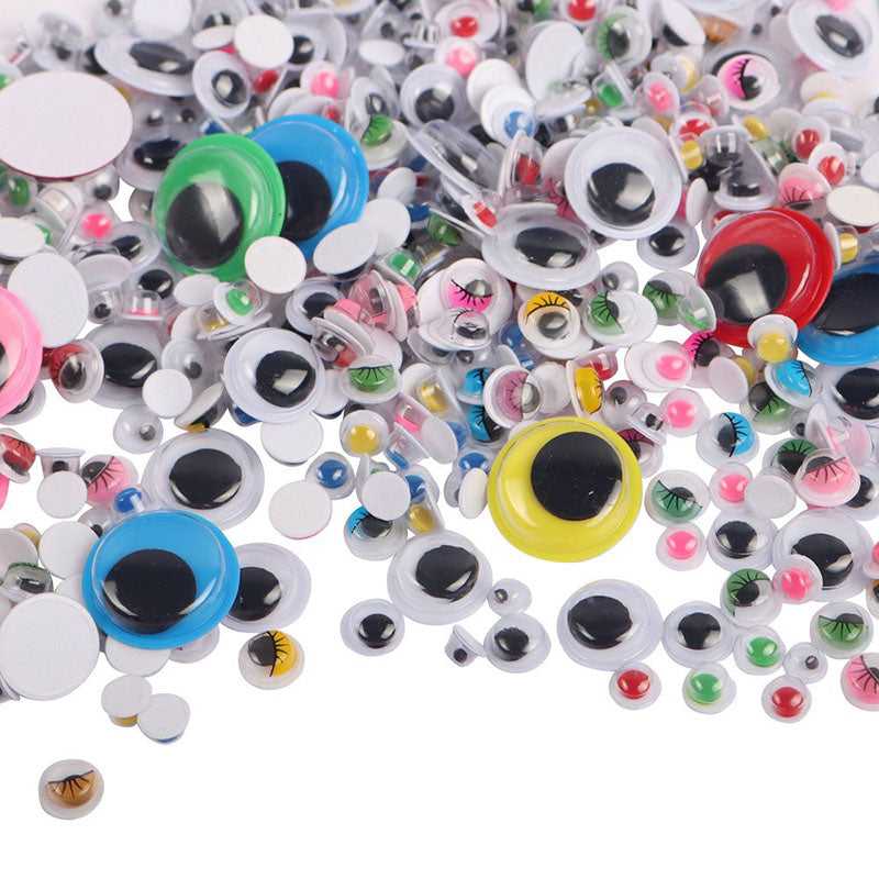 Movable eyes self-adhesive used for toy crafts DIY Accessories which-craft