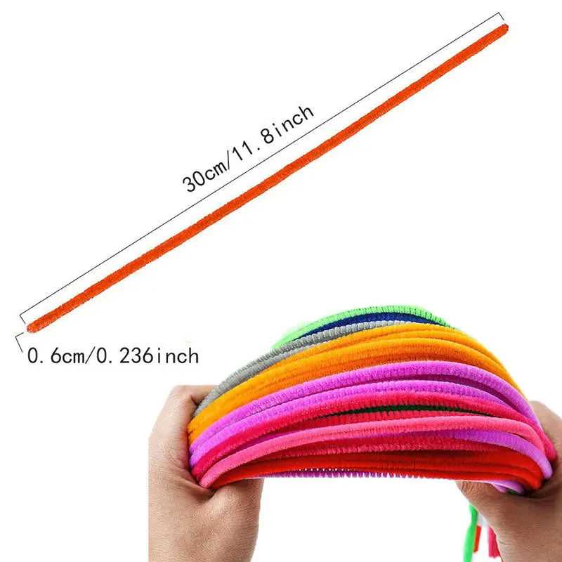 Pipe cleaners,Chenille Stems for DIY art and craft 100pcs – which-craft