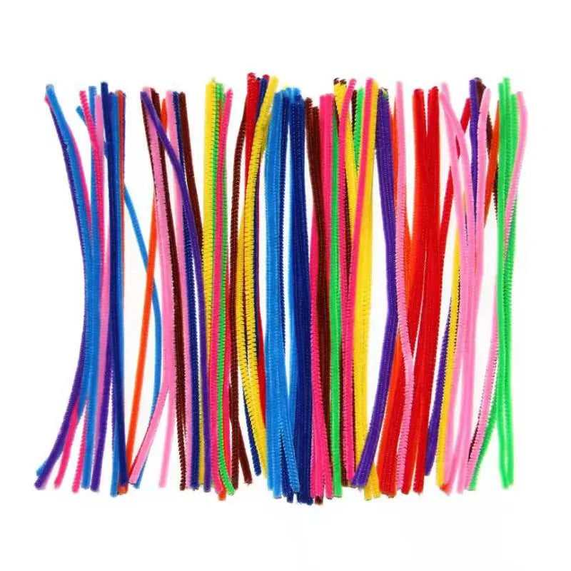 100Pcs Pipe Cleaners 30cm/12 inch Chenille Stems for DIY Art