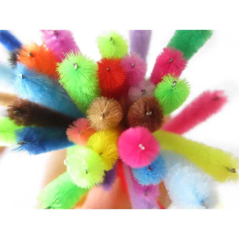 Chenille Pipe Cleaners Tinsel Pipe Cleaners glitter Chenille stem –  which-craft
