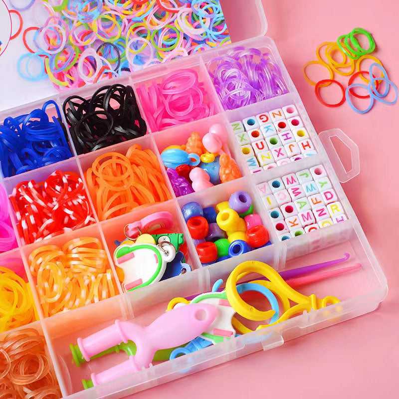 Rubber Bands Making Kit Loom for Kids, Bracelet making Kids Gift Kits which-craft