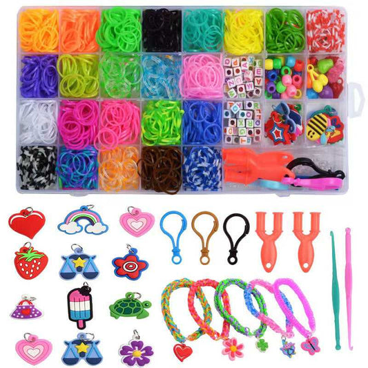Rubber Bands Making Kit Loom for Kids, Bracelet making Kids Gift Kits which-craft