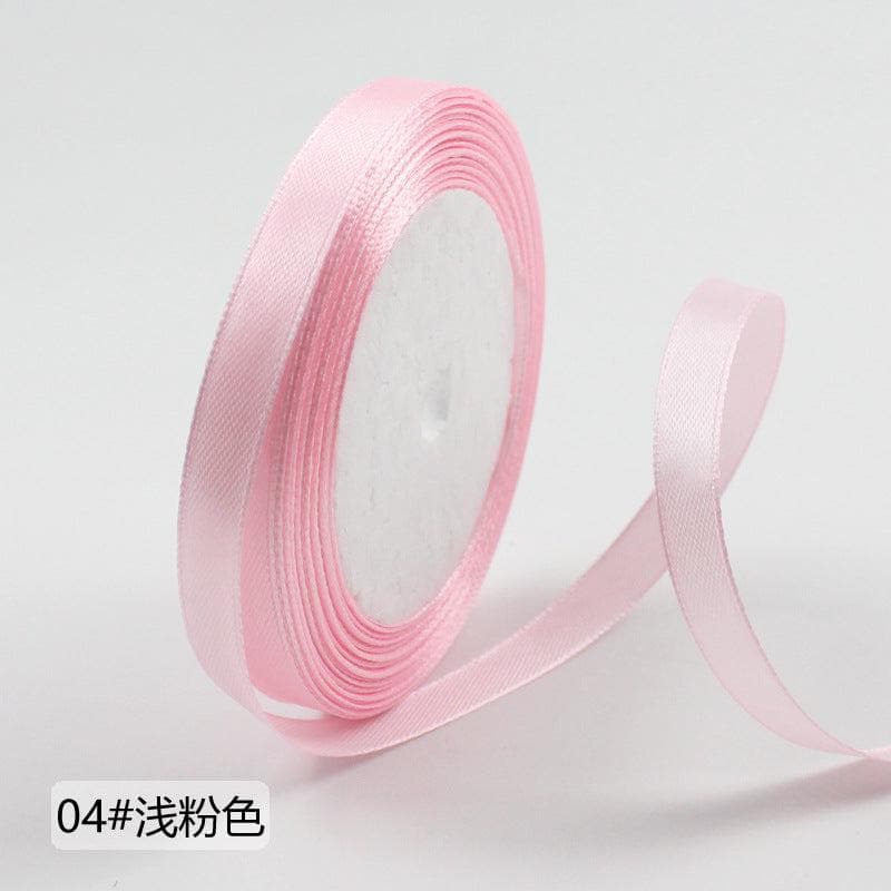 Satin ribbon Black ribbon for party and festival decoration which-craft