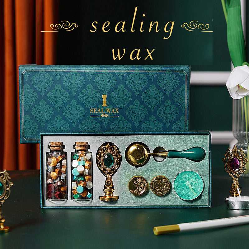 Sealing Wax kit for festival gift,wax seal stamp which-craft