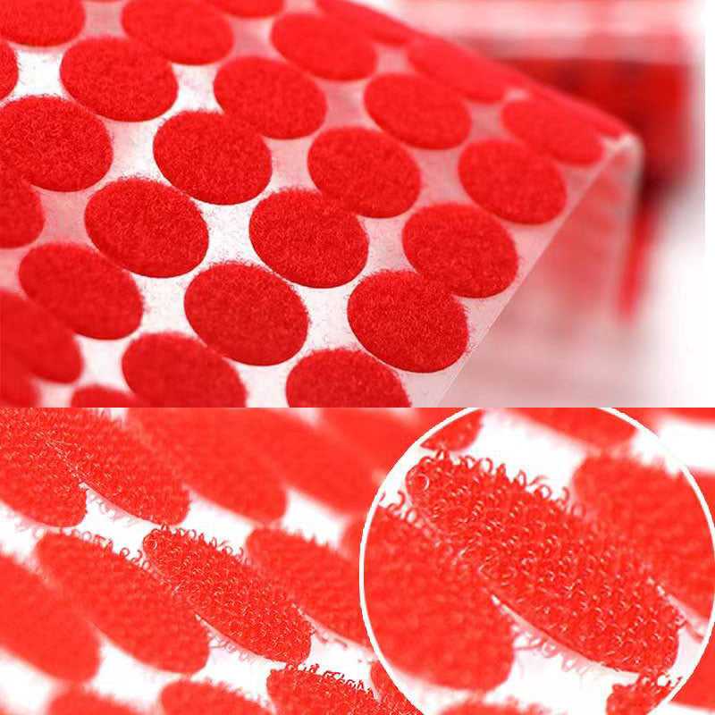 Self Adhesive Dots Sticky Nylon Coins Hook Loop Fastener - Temu