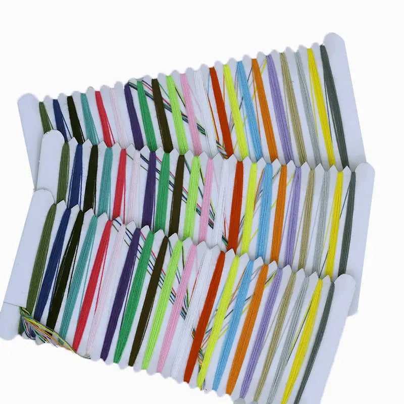 Sewing thread with mixed colors 21 colors for Fabric sewing 50pcs ...