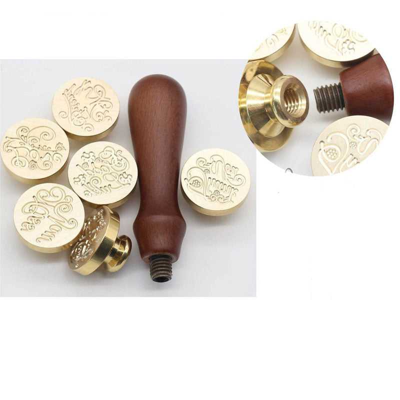 Wax Seal Stamp for wedding invitations Retro Metal envelopes sealing which-craft