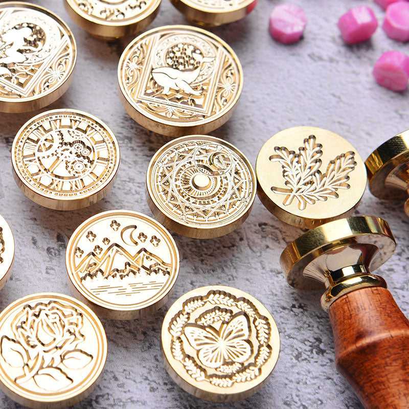 Wax Seal Stamp for wedding invitations Retro Metal envelopes sealing which-craft