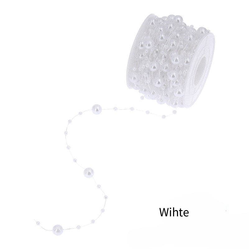 bead chain for featival decoration plastic pearl with fish string