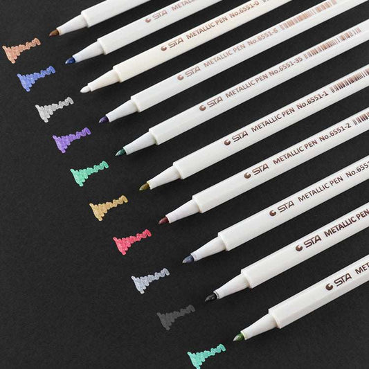 paint pen for seal wax metalic pen 10 colors which-craft