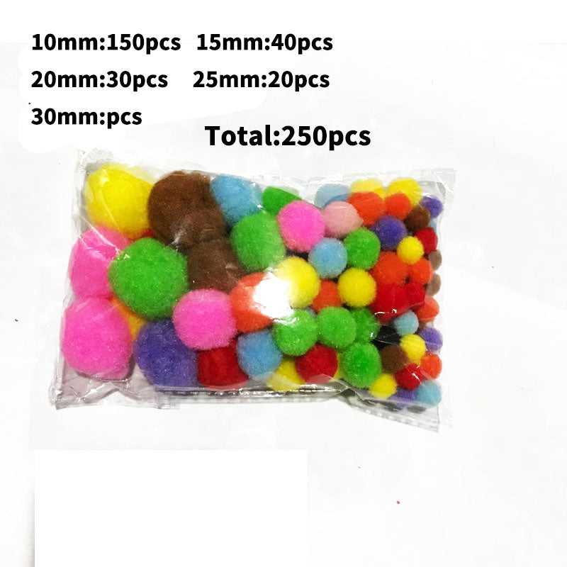 pompoms craft ball for DIY creative crafts decorations which-craft