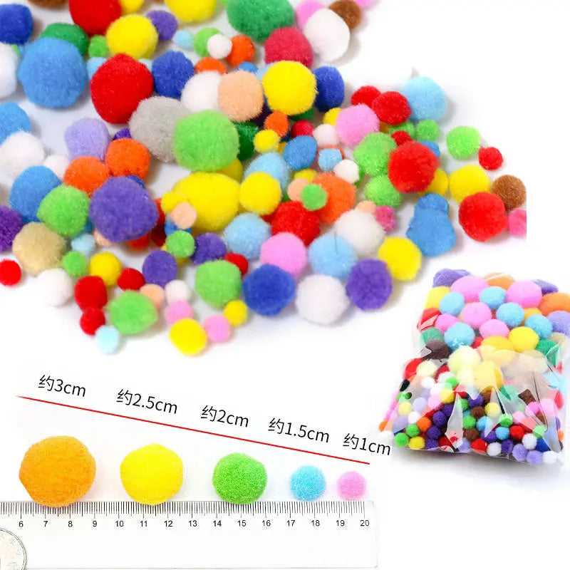 pompoms craft ball for DIY creative crafts decorations which-craft