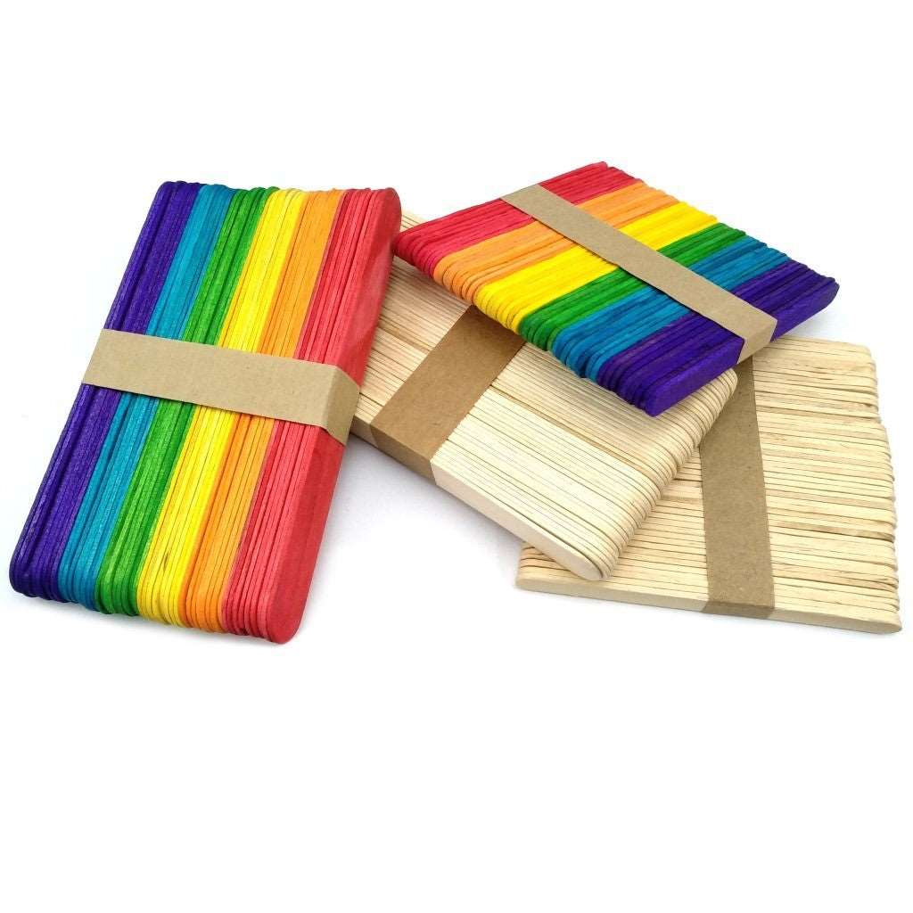 popsicle wooden sticks craft sticks  color wood craft sticks which-craft