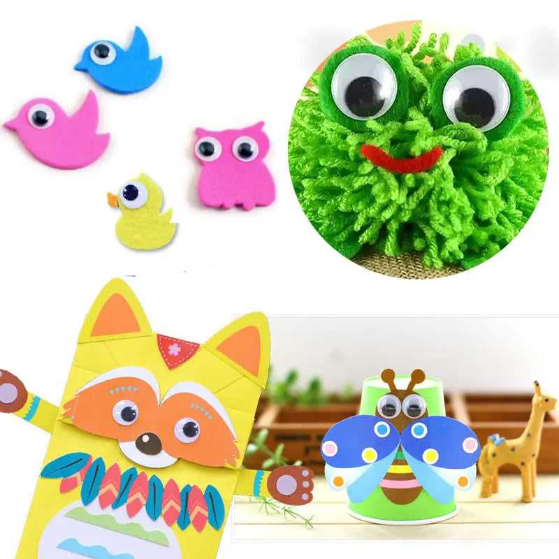 wiggle eyes stickers googly eyes for diy craft with self-adhesive which-craft