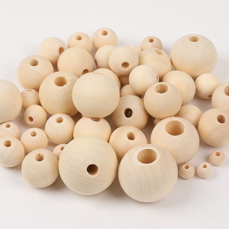 wooden beads wood beads of Primary color which-craft